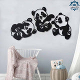 3 Pcs Panda Wall Hanging