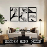 3PCS BIRDS ON BRANCH WALL HANGING