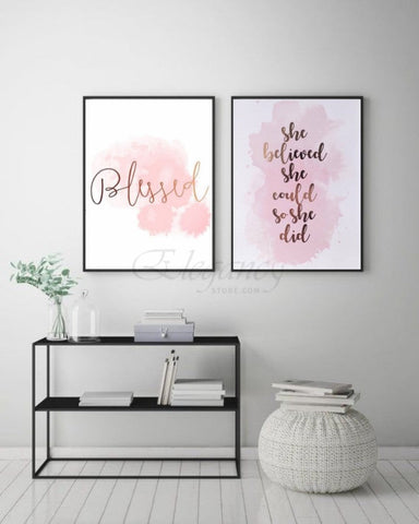 Inspiration Quotes Frame (2PCS)