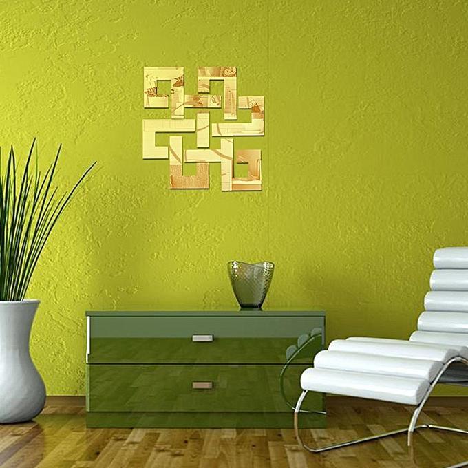 Acrylic wall decor Mirror (GOLD)